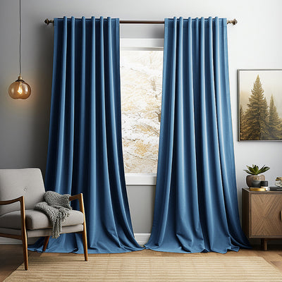 Cotton Velvet True Blackout Curtain