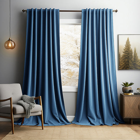 Cotton Velvet True Blackout Curtain