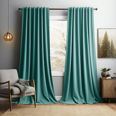 Cotton Velvet True Blackout Curtain