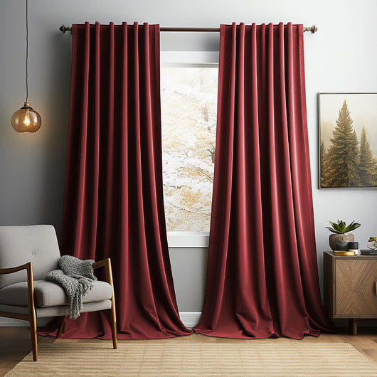 Cotton Velvet True Blackout Curtain