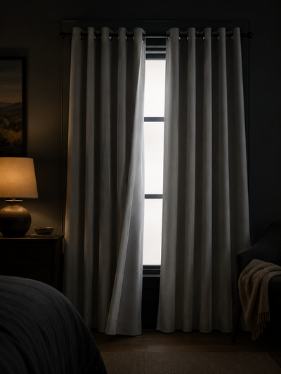 Cotton Velvet True Blackout Curtain