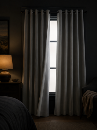 Cotton Velvet True Blackout Curtain