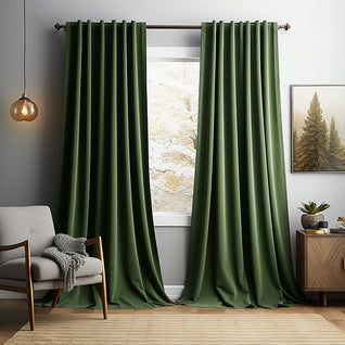 Cotton Velvet True Blackout Curtain