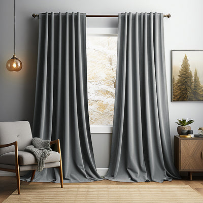 Cotton Velvet True Blackout Curtain